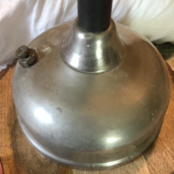 ANTIQUE 20-30’s COLEMAN Lamp Co Wichita Kansas USA Silver Fuel Base Vessel RARE - Picture 5 of 16